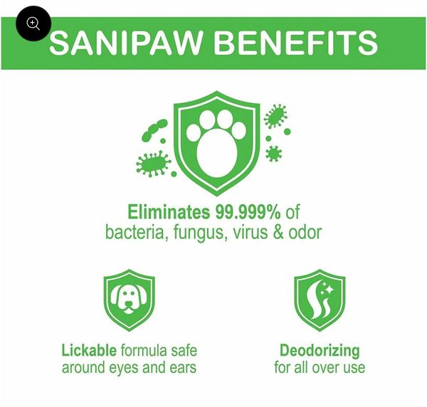 Pawz Dog Sanipaw Wipes - Khăn ướt lau chân cho chó 60 tờ