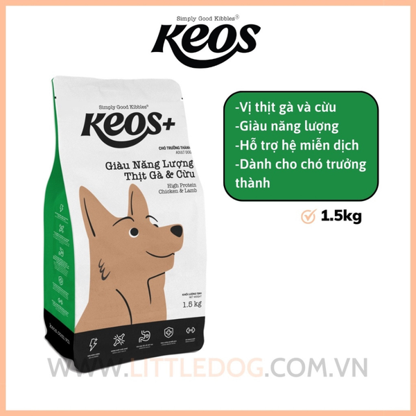 Keos - Thức Ăn Hạt Cho Chó Mọi Lứa Tuổi