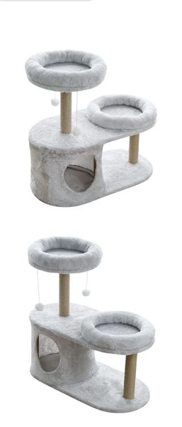 Trụ Cào Mèo YC Xám - YC Cat Tree Grey BT-1