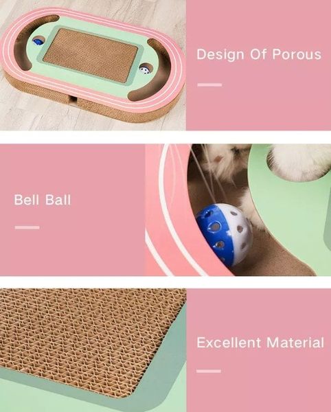 BÀN CÀO GIẤY YC SÂN CHƠI - YC SCRATCHER PLAYGROUD (62x35)