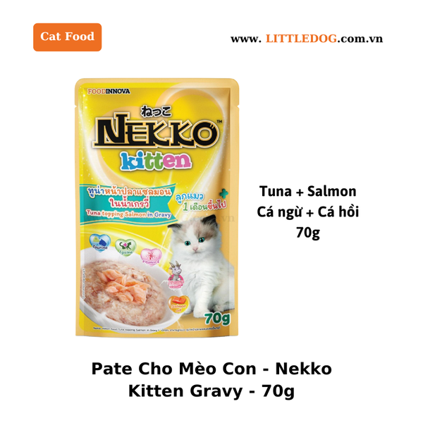 Pate Cho Mèo Con - Nekko Kitten Gravy - 70g