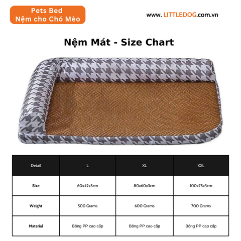 NỆM LÀM MÁT CHO THÚ CƯNG - PET COOLING MAT ULIGOTA