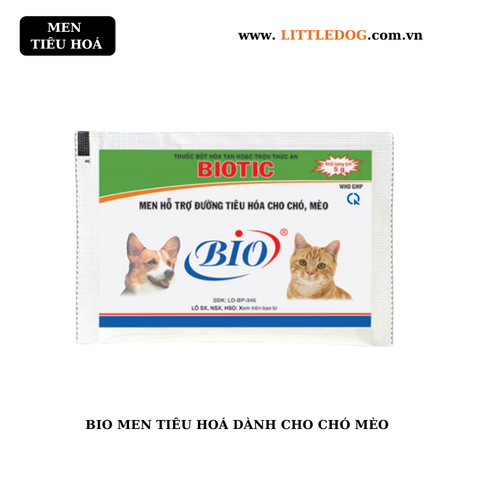 Bio – Men Tiêu Hóa Dạng Bột Cho Chó Mèo (Gói 5g)