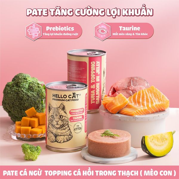 Pate mèo dành cho mọi lứa tuổi - Hello Cat - 160g/400g