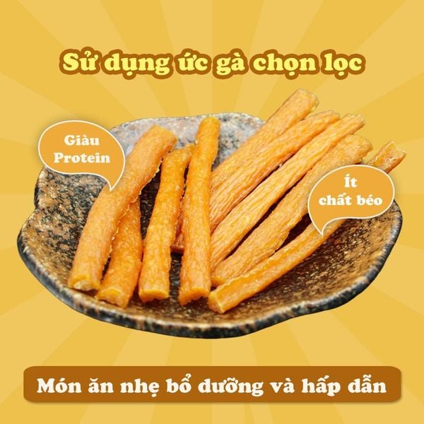 Bánh Thưởng Cho Chó-DoggyMan-Xúc Xích Gà Sáy 80g