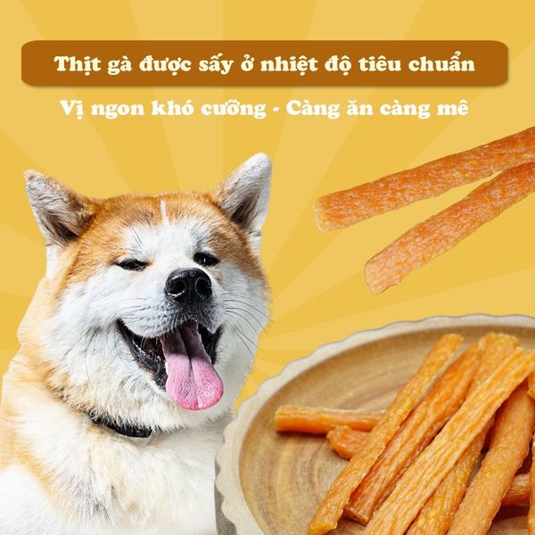 Bánh Thưởng Cho Chó-DoggyMan-Xúc Xích Gà Sáy 80g