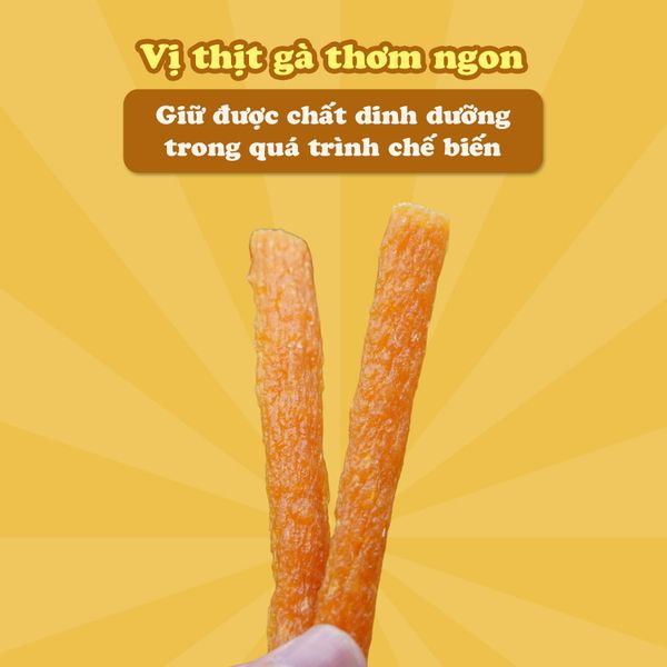 Bánh Thưởng Cho Chó-DoggyMan-Xúc Xích Gà Sáy 80g