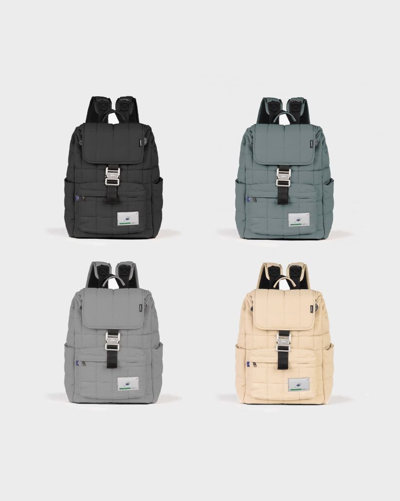 Balo BAMA QUILTED BACKPACK - 4 COLORS