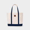 Cream Navy Jean