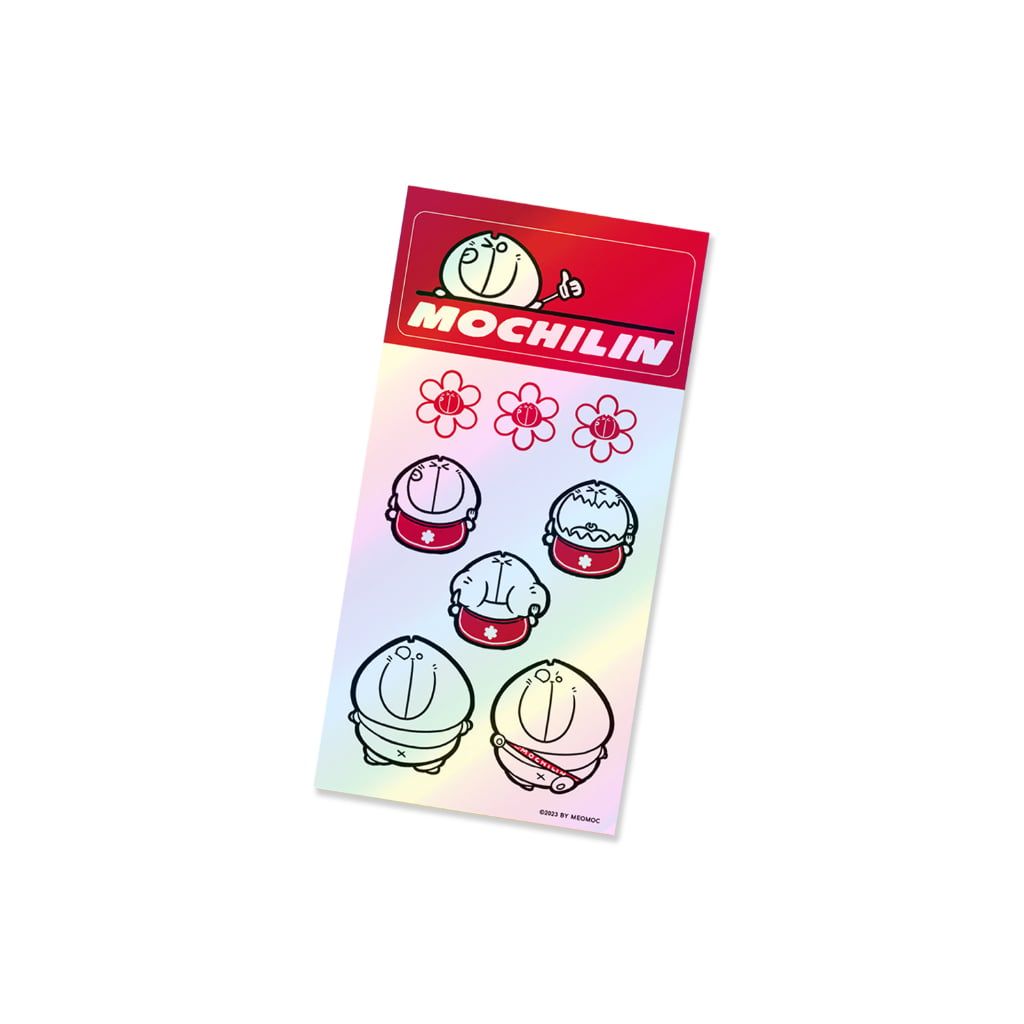 Mocon Stickers Bộ sticker Mèo Mốc - Mochilin (gồm 9 mẫu nhãn dán)