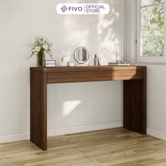 Bàn Trang Điểm Gỗ MDF Cao Cấp Có Ngăn Kéo FV41 FIVO, Kết Hợp Làm Bàn Nail Bàn Làm Việc, Gỗ Dày 34MM, Ray Trượt Mượt Mà
