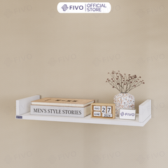 Kệ Sách Gỗ Chữ U FB43 FIVO Treo Tường & Để Bàn, Đa Dạng Màu Sắc