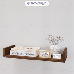 Kệ Sách Gỗ Chữ U FB43 FIVO Treo Tường & Để Bàn, Đa Dạng Màu Sắc