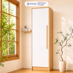 Tủ Đựng Quần Áo Gỗ Cao Cấp Đa Năng FC01 FIVO, Dày 17MM Với Độ Sâu 60cm, Freeship + Free lắp đặt, Trả Góp 0%