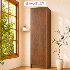 Tủ Đựng Quần Áo Gỗ Cao Cấp Đa Năng FC01 FIVO, Dày 17MM Với Độ Sâu 60cm, Freeship + Free lắp đặt, Trả Góp 0%