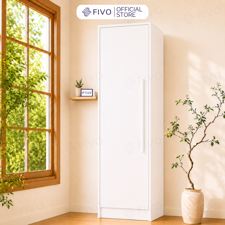 Tủ Đựng Quần Áo Gỗ Cao Cấp Đa Năng FC01 FIVO, Dày 17MM Với Độ Sâu 60cm, Freeship + Free lắp đặt, Trả Góp 0%