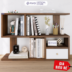 Kệ Sách Gỗ Để Bàn FB20 FIVO Dày Dặn, Bền Chắc, Nhỏ Gọn, Decor Linh Hoạt, Dễ Dàng Lắp Ráp