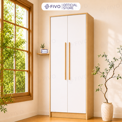 Tủ Đựng Quần Áo Gỗ Cao Cấp Đa Năng FC01 FIVO, Dày 17MM Với Độ Sâu 60cm, Freeship + Free lắp đặt, Trả Góp 0%