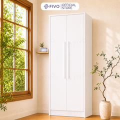 Tủ Đựng Quần Áo Gỗ Cao Cấp Đa Năng FC01 FIVO, Dày 17MM Với Độ Sâu 60cm, Freeship + Free lắp đặt, Trả Góp 0%