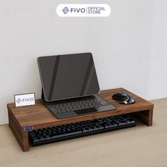 Kệ Máy Tính Để Bàn FIVO FB25 Gỗ Dày Chống Ẩm, Chống Võng Kệ, Bảo Vệ Đốt Sống Cổ