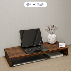 Kệ Máy Tính Để Bàn FIVO FB25 Gỗ Dày Chống Ẩm, Chống Võng Kệ, Bảo Vệ Đốt Sống Cổ