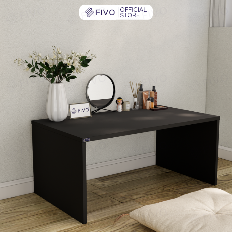 Bàn Trang Điểm Gỗ Ngồi Bệt Có Ngăn Kéo FV01 FIVO, Linh Hoạt Làm Bàn Học Bàn Trà, Không Lộ Vít Bề Mặt, Đa Dạng Bảy Màu