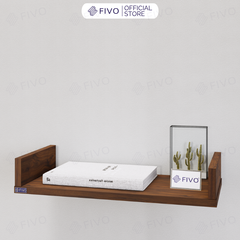 Kệ Sách Gỗ Chữ U FB43 FIVO Treo Tường & Để Bàn, Đa Dạng Màu Sắc