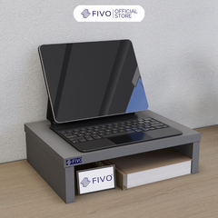 Kệ Máy Tính Để Bàn FIVO FB25 Gỗ Dày Chống Ẩm, Chống Võng Kệ, Bảo Vệ Đốt Sống Cổ