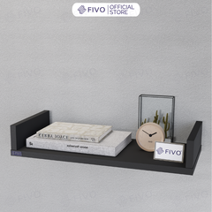 Kệ Sách Gỗ Chữ U FB43 FIVO Treo Tường & Để Bàn, Đa Dạng Màu Sắc