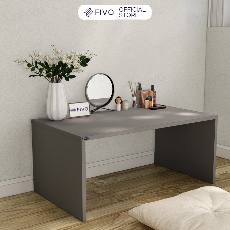 Bàn Trang Điểm Gỗ Ngồi Bệt Có Ngăn Kéo FV01 FIVO, Linh Hoạt Làm Bàn Học Bàn Trà, Không Lộ Vít Bề Mặt, Đa Dạng Bảy Màu