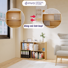 Kệ Sách Gỗ Cho Bé FB71 FIVO, Đóng Mở Linh Hoạt, Đa Dạng Màu Sắc