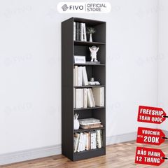 Kệ Sách Gỗ Để Sàn FB70 FIVO, Tấm Lưng Dày, Đa Dạng Màu Sắc, Dễ Dàng Lắp Ráp