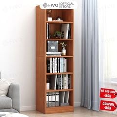 Kệ Sách Gỗ Để Sàn FB70 FIVO, Tấm Lưng Dày, Đa Dạng Màu Sắc, Dễ Dàng Lắp Ráp