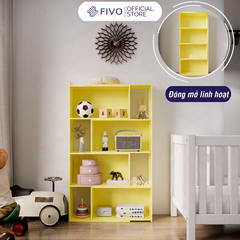 Kệ Sách Gỗ Cho Bé FB71 FIVO, Đóng Mở Linh Hoạt, Đa Dạng Màu Sắc