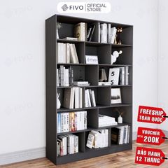 Kệ Sách Gỗ Để Sàn FB70 FIVO, Tấm Lưng Dày, Đa Dạng Màu Sắc, Dễ Dàng Lắp Ráp