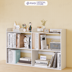 Kệ Sách Gỗ Để Bàn FB22 FIVO Màu Gỗ, Trắng, Hồng, Vàng, Walnut Tối Ưu Không Gian Bàn Học