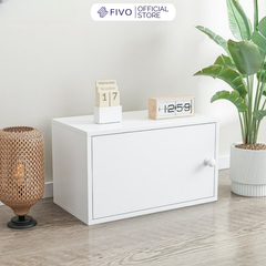 Kệ Sách Gỗ Tổ Ong FB03 FIVO, Tấm Lưng Chắc Chắn, Hộc Tủ Rộng Rãi, Decor Linh Hoạt, Đa Dạng Màu Sắc