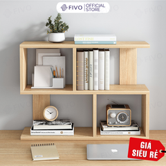 Kệ Sách Gỗ Để Bàn FB20 FIVO Dày Dặn, Bền Chắc, Nhỏ Gọn, Decor Linh Hoạt, Dễ Dàng Lắp Ráp