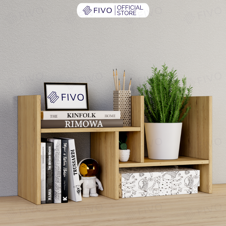 Kệ Sách Để Bàn FB24 FIVO, 1 Bộ Khung, 8 Kiểu Lắp Ráp, Đa Dạng Màu Sắc