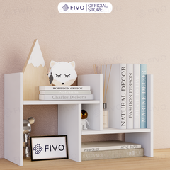 Kệ Sách Để Bàn FB24 FIVO, 1 Bộ Khung, 8 Kiểu Lắp Ráp, Đa Dạng Màu Sắc