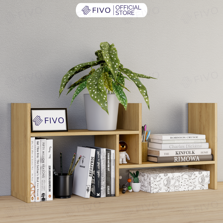 Kệ Sách Để Bàn FB24 FIVO, 1 Bộ Khung, 8 Kiểu Lắp Ráp, Đa Dạng Màu Sắc