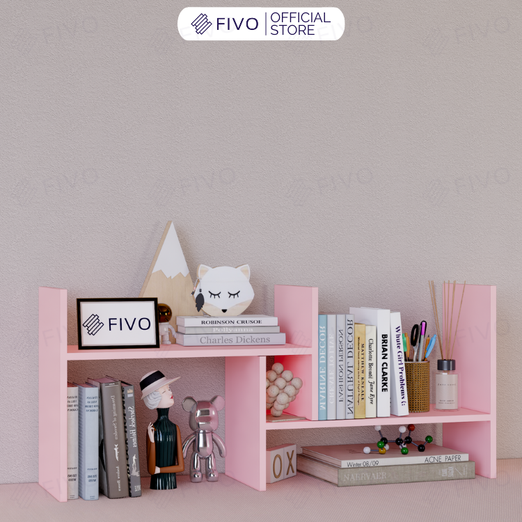 Kệ Sách Để Bàn FB24 FIVO, 1 Bộ Khung, 8 Kiểu Lắp Ráp, Đa Dạng Màu Sắc