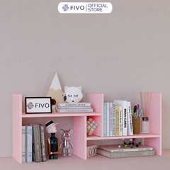 Kệ Sách Để Bàn FB24 FIVO, 1 Bộ Khung, 8 Kiểu Lắp Ráp, Đa Dạng Màu Sắc