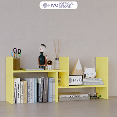 Kệ Sách Để Bàn FB24 FIVO, 1 Bộ Khung, 8 Kiểu Lắp Ráp, Đa Dạng Màu Sắc