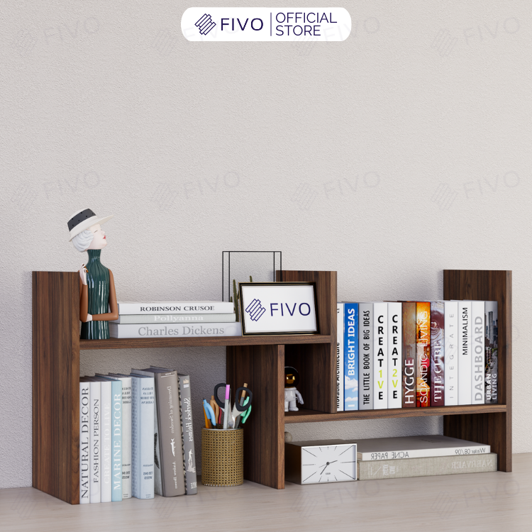 Kệ Sách Để Bàn FB24 FIVO, 1 Bộ Khung, 8 Kiểu Lắp Ráp, Đa Dạng Màu Sắc