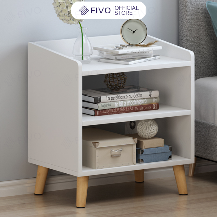 Tủ Đầu Giường Gỗ FT20 FIVO, Nhỏ Gọn, Phong Cách Châu Âu