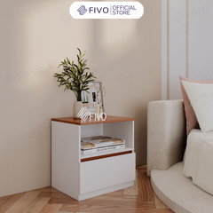 Tủ Đầu Giường Gỗ FT19 FIVO, Thiết Kế Hiện Đại, Đa Dạng Tùy Chọn, Dễ Dàng Lắp Ráp