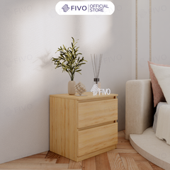 Tủ Đầu Giường Gỗ FT19 FIVO, Thiết Kế Hiện Đại, Đa Dạng Tùy Chọn, Dễ Dàng Lắp Ráp