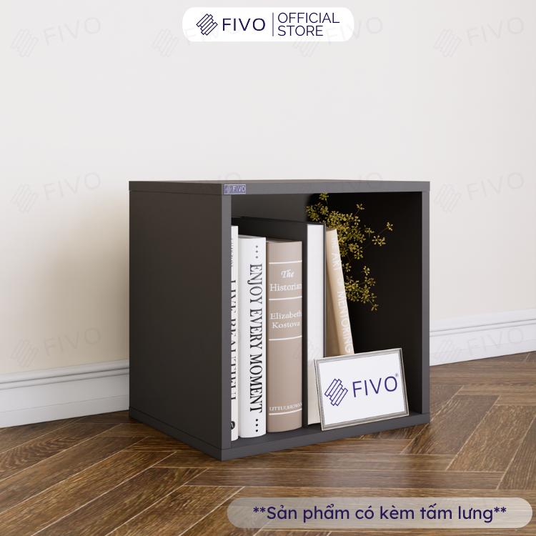 Kệ Sách Gỗ Tổ Ong FB01 FIVO Có Tấm Lưng Dày Dặn, Đa Tầng, Dễ Lắp Ráp, Đa Dạng Cách Sắp Xếp