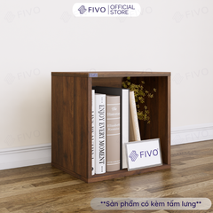 Kệ Sách Gỗ Tổ Ong FB01 FIVO Có Tấm Lưng Dày Dặn, Đa Tầng, Dễ Lắp Ráp, Đa Dạng Cách Sắp Xếp